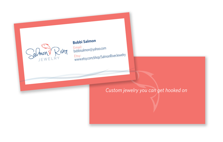 Salmon River Jewelry Business Cards