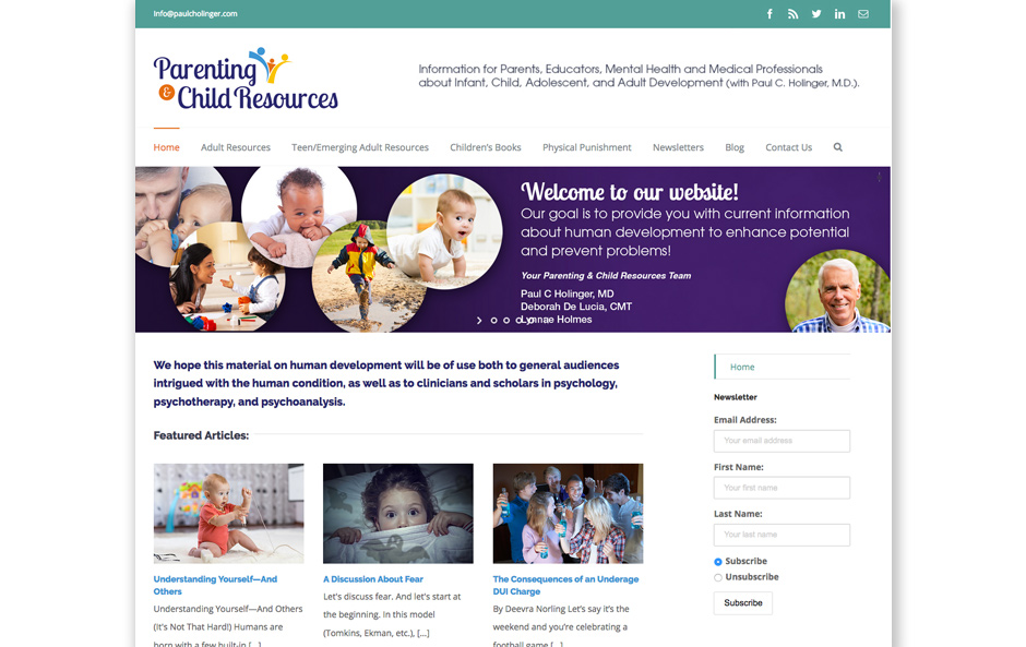 Parenting & Child Resources Website