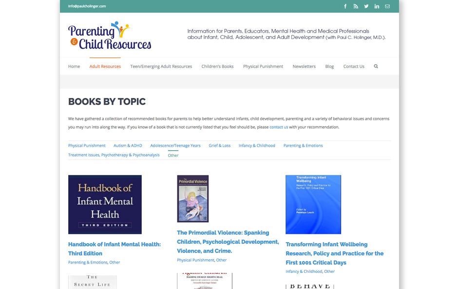 Parenting & Child Resources Website