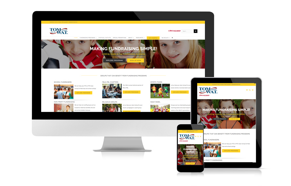 Tom-Wat Fundraising Website