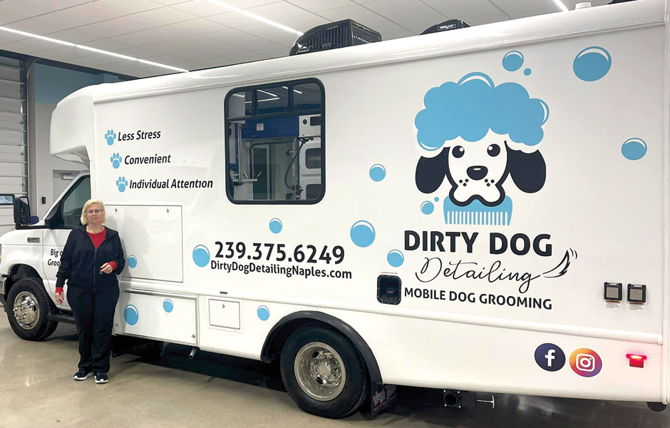 Dirty Dog Detailing Mobile Dog Grooming Truck